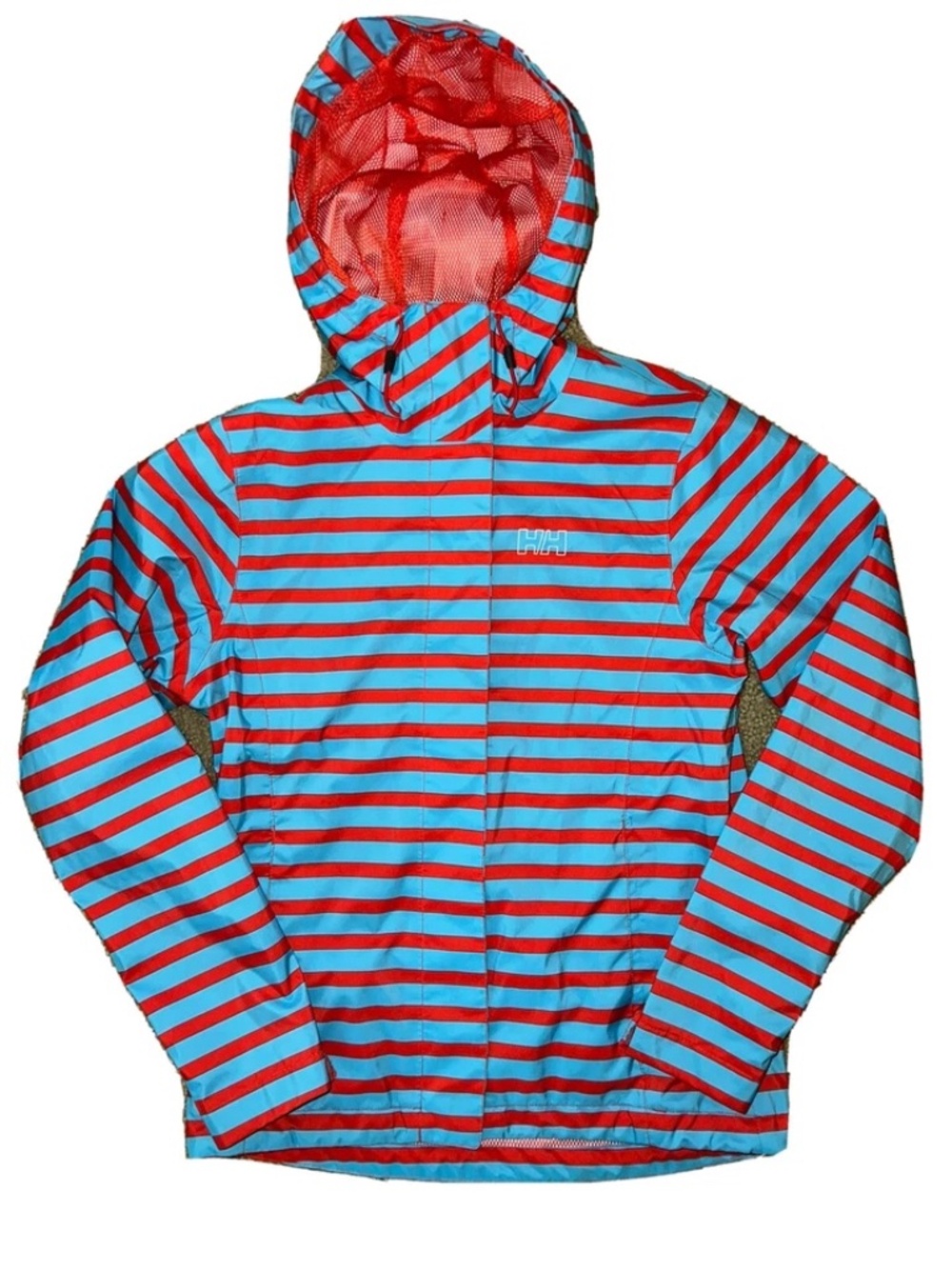 Helly Hansen Rain Coat Hooded Jacket Stripe